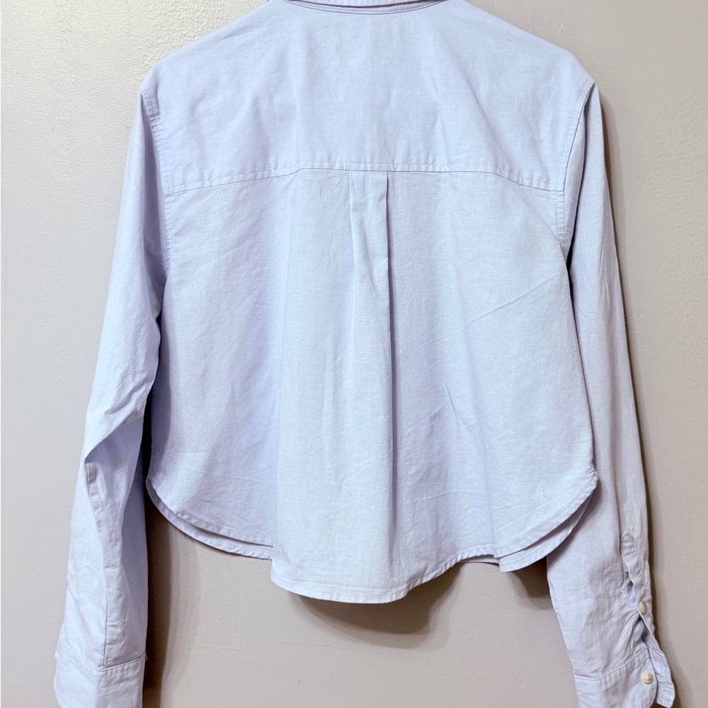 #5) Universal Thread Light Blue Women's Button Do… - image 2